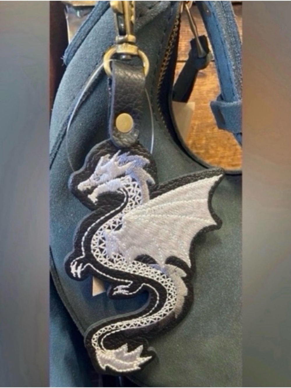 Portland Leather Dragon Bag Flair Bag Charm - NEW